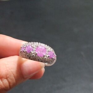 BP Purple Ice Crystal Ring